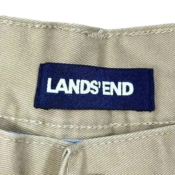 Lands' End Men's Beige Chino Pants Size 21 Straight Leg Solid - Picture 5 of 8